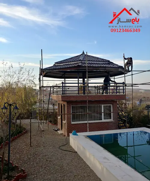 عکس خانه باغ سنتی