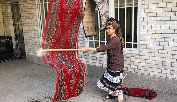 عکس از خانه تکانی عید نوروز