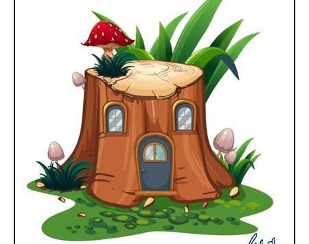 عکس نقاشی خانه جنگلی