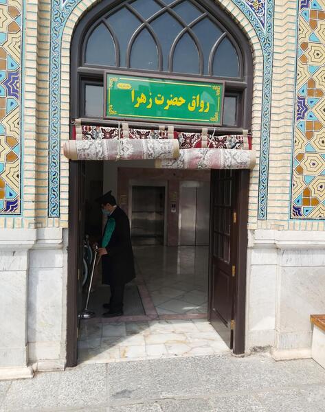 عکس درب خانه حضرت زهرا