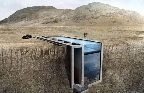 عکس خانه ای در طبیعت