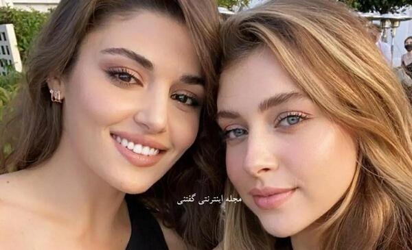 عکس بازیگر ترکی هانده ارچل و همسرش