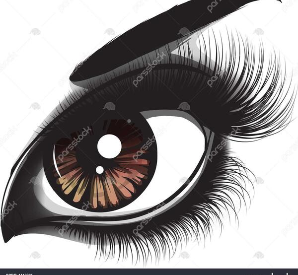 عکس چشم نقاشی چشم