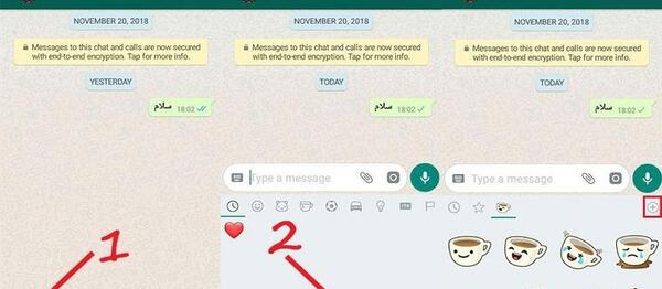 دانلود عکس استیکر های واتساپ