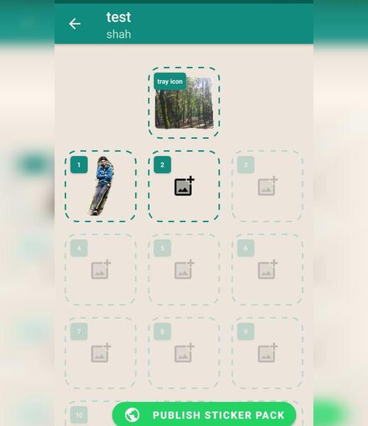 آموزش استیکر عکس نوشته