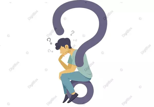 عکس استیکر در حال فکر