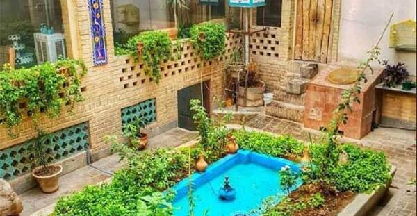 عکس حیاط خانه های قدیمی ایرانی