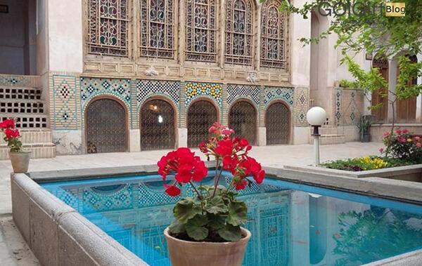 عکس حیاط خانه های قدیمی ایرانی