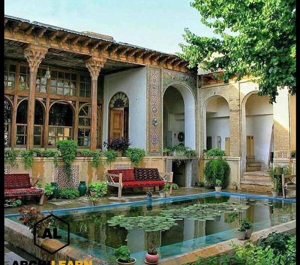 عکس حیاط خانه های قدیمی ایرانی