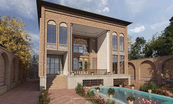 عکس حیاط خانه های قدیمی ایرانی