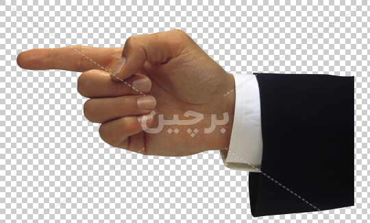 عکس استیکر اشاره دست