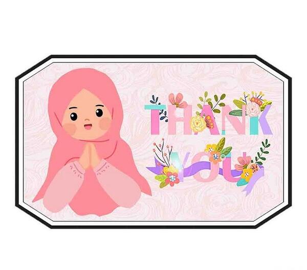 عکس استیکر دختر محجبه