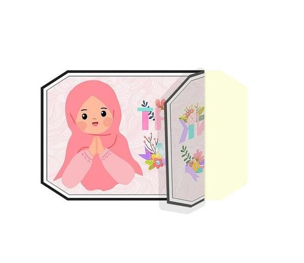 عکس استیکر دختر محجبه