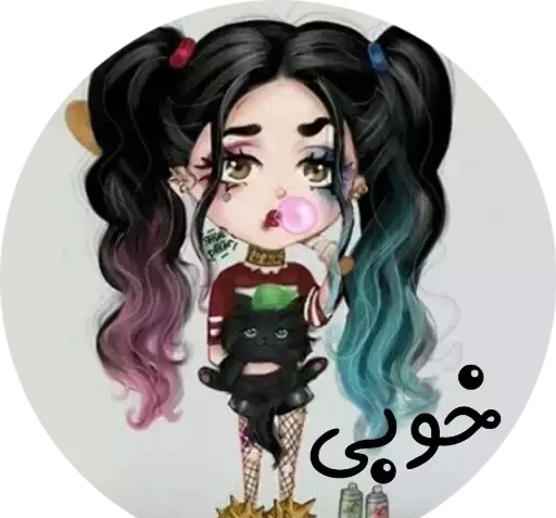 عکس استیکر دختر خوشگل