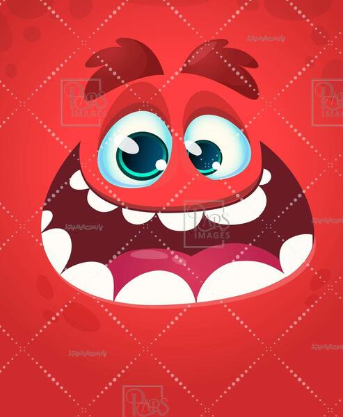 عکس استیکر خنده ترسناک