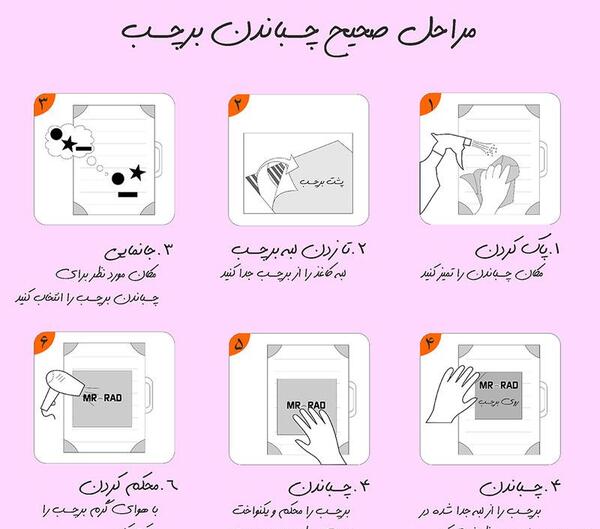 استیکر چشم زخم روی عکس