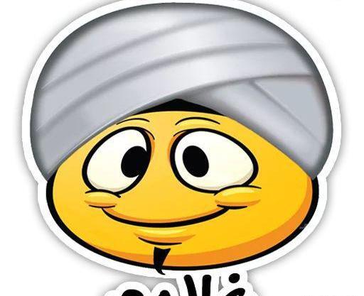 عکس استیکر خنده واتساپ