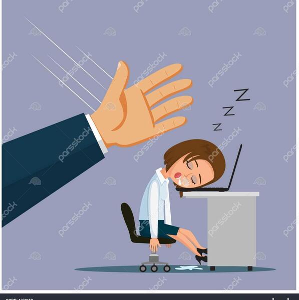 عکس استیکر ادم تنبل