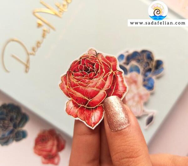 عکس گل استیکری