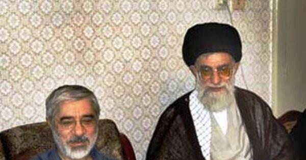 رهبر عکس خانه میرحسین موسوی