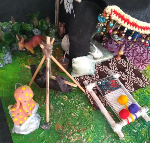 عکس ماکت خانه عشایری