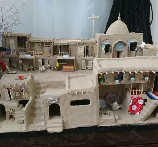 عکس ماکت خانه عشایری