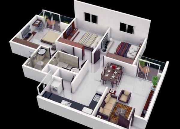 عکس خانه های 100 متری