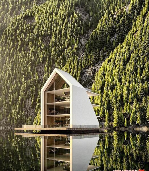 عکس خانه های زیبا در طبیعت
