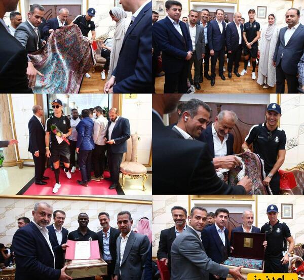 عکس فرش ایرانی در خانه رونالدو