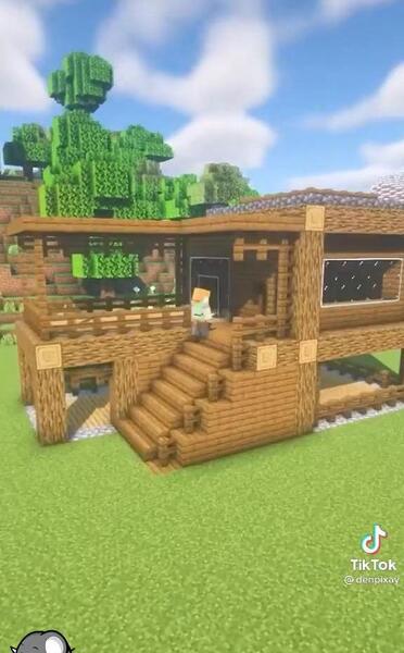 عکس خانه در ماین کرافت کوچک