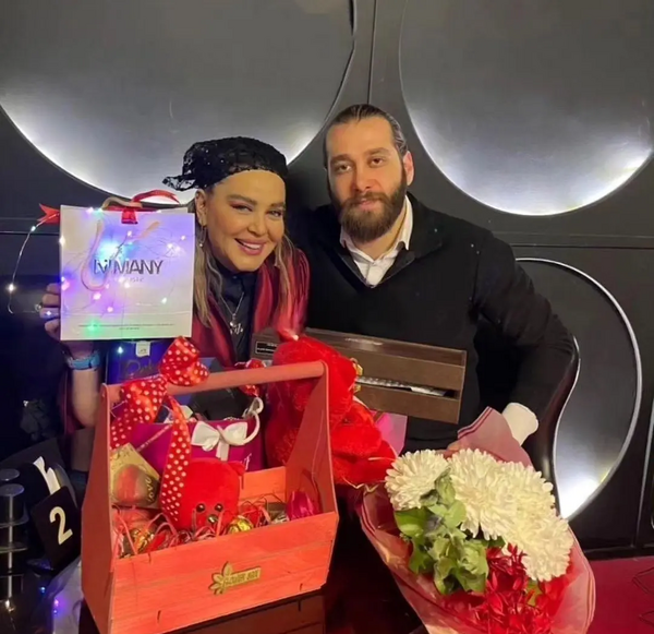 عکس خانه بهاره رهنما در شام ایرانی