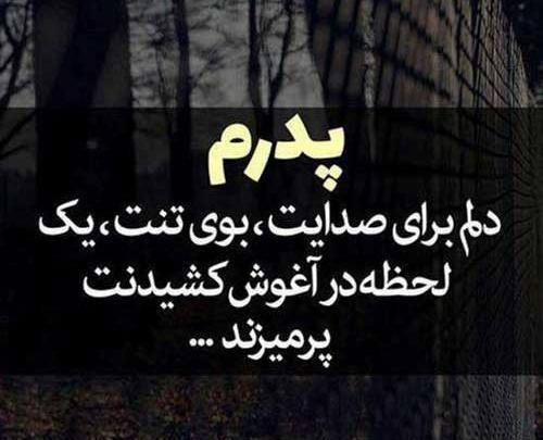 عکس استوری دلتنگی برای پدر
