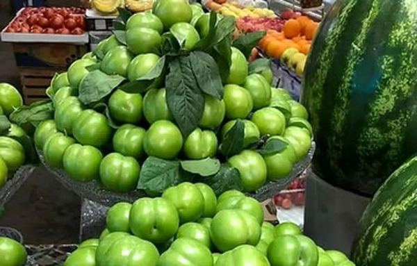 عکس گوجه سبز برای استوری