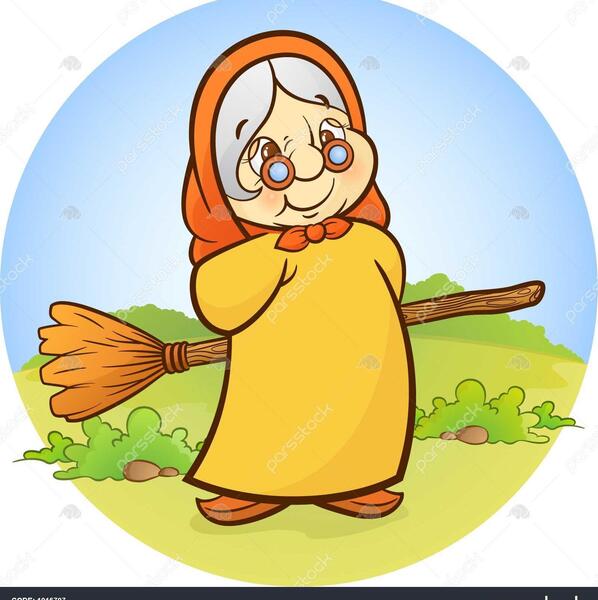 عکس صورت پیرزن کارتونی