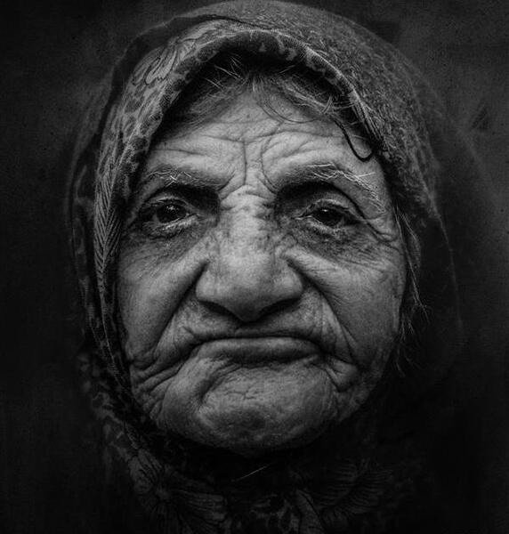 عکس صورت پیری