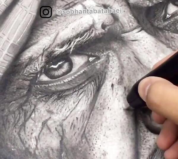 عکس چهره پیرزن برای طراحی
