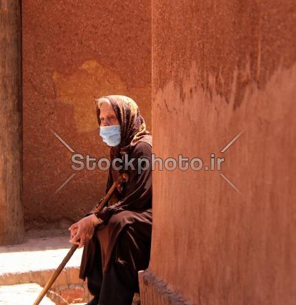 عکس چشم پیرزن