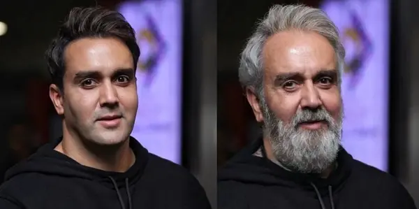 عکس پیری بازیگران ایرانی