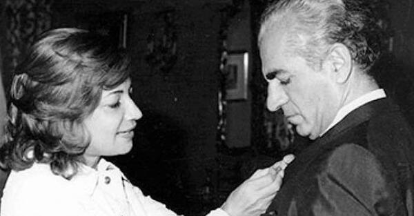 عکس اشرف پهلوی در پیری