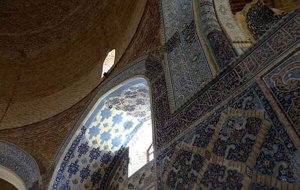 عکس مسجد کبود گنبد