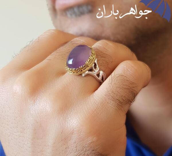 عکس انگشتر عقیق کبود