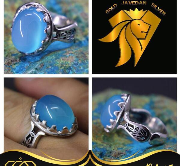 عکس انگشتر عقیق کبود
