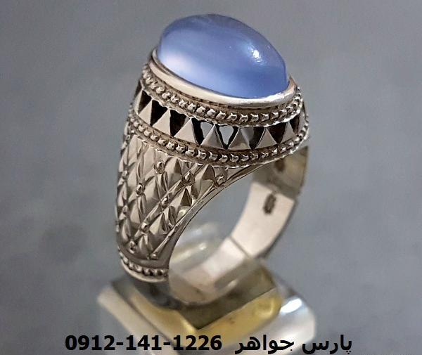 عکس انگشتر عقیق کبود