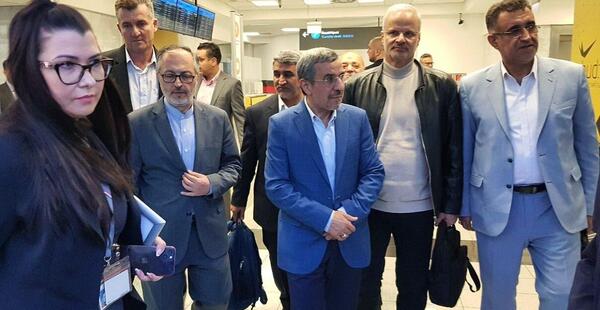 عکس صورت کبود احمدی نژاد