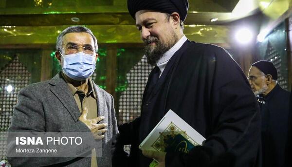 عکس صورت کبود احمدی نژاد