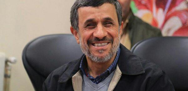 عکس صورت کبود احمدی نژاد