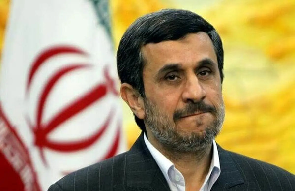 عکس کبودی صورت احمدی نژاد