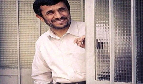 عکس کبودی صورت احمدی نژاد