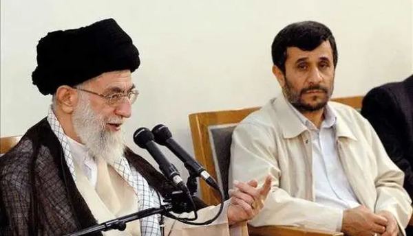 عکس کبودی صورت احمدی نژاد