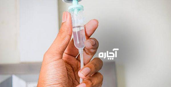 عکس کبودی دست جای سرم